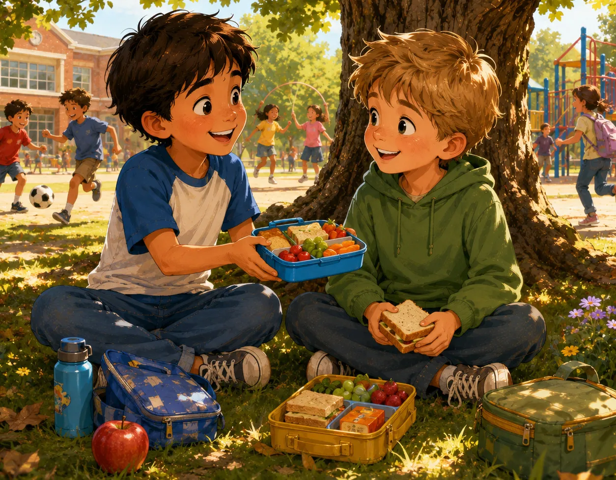The Boy Who Shared His Lunch