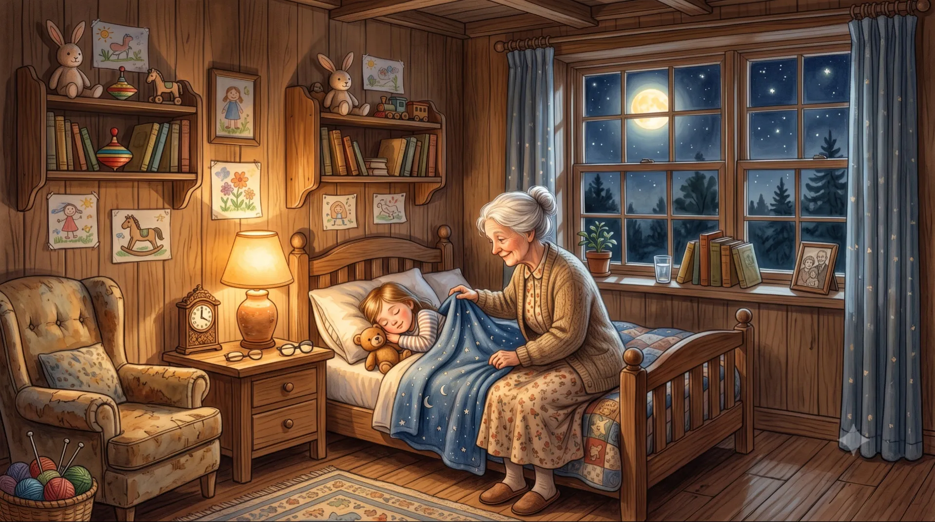Grandma's Moonlight Blanket