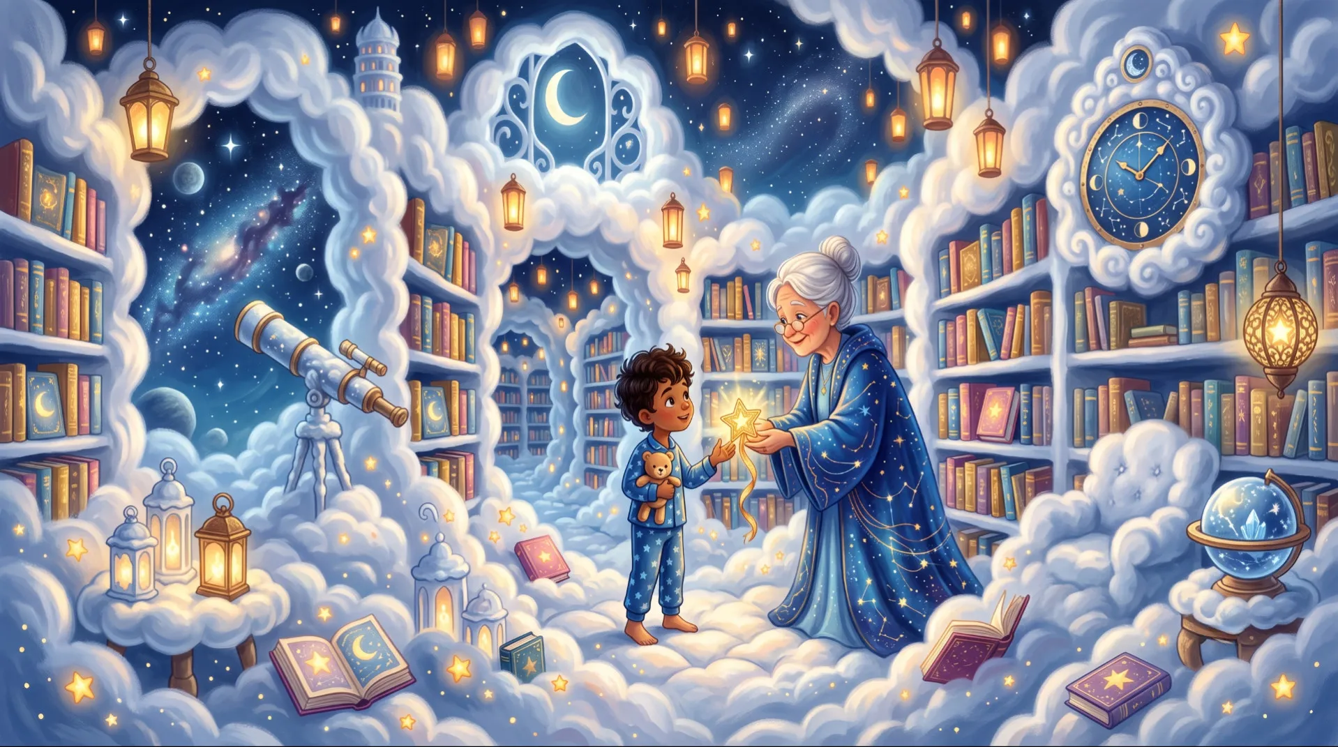 The Dream Library in the Clouds