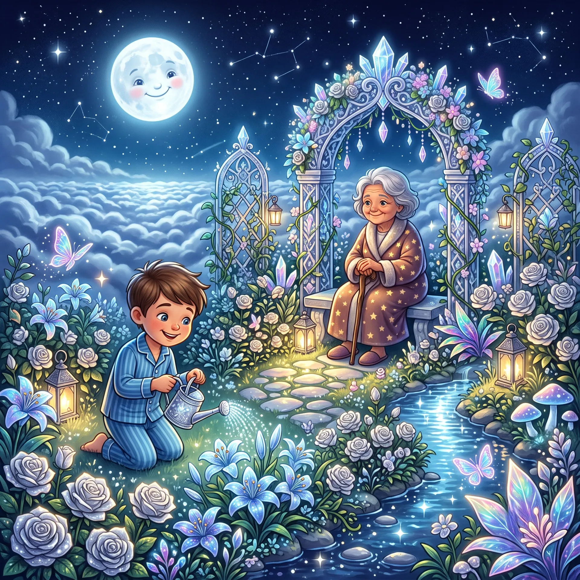 The Moon's Secret Garden