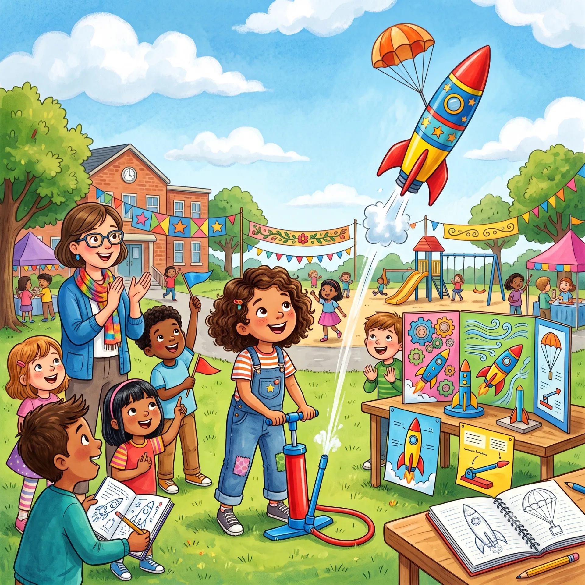The Girl Who Built a Tiny Rocket